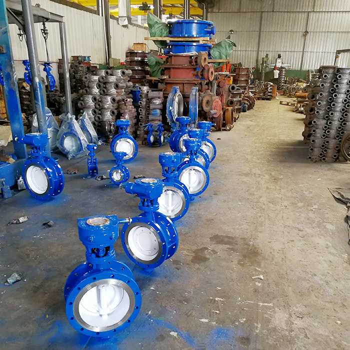 硬密封蝶閥檢測(cè)車(chē)間